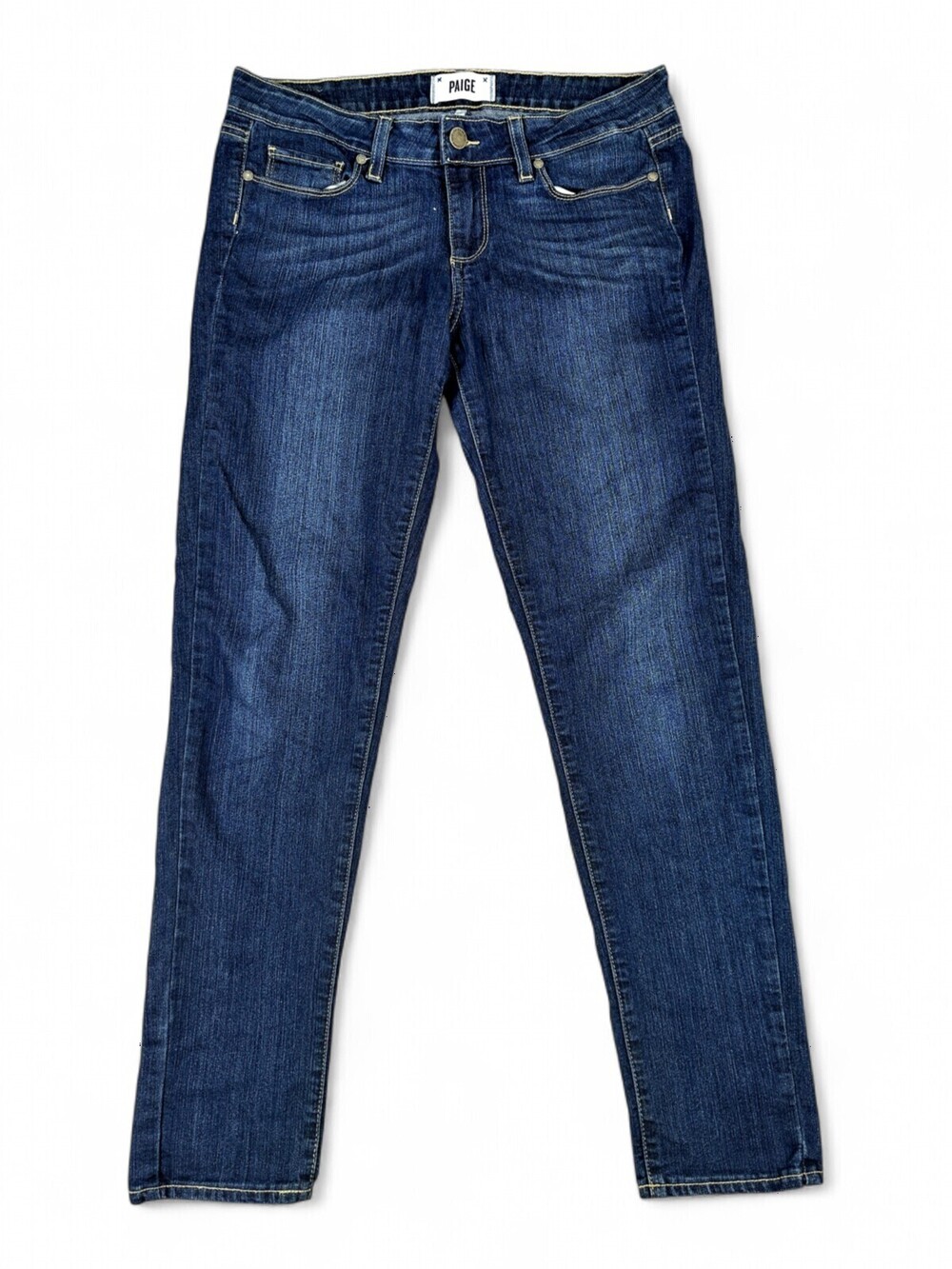 Paige Women's Skinny Jeans Dark Blue Size 28